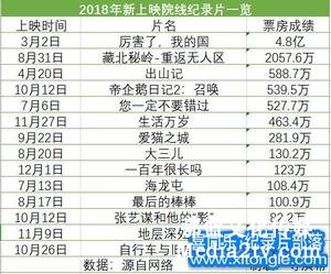 紀(jì)錄片部落-高清紀(jì)錄片下載:什么樣的紀(jì)錄片適合大銀幕？| 2018年度紀(jì)錄片不雅察